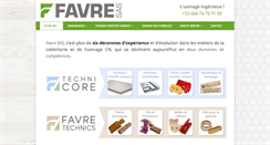 Desktop Screenshot of favre-sa.com